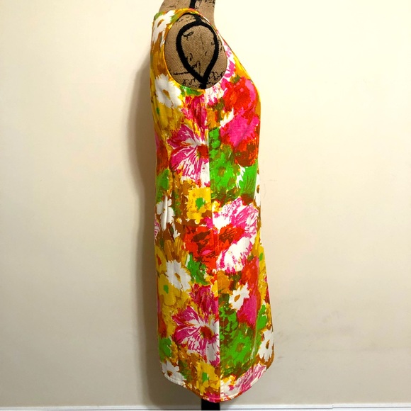 NWT! Talbots Bright Floral Sheath Dress Size 6P - Picture 2 of 11